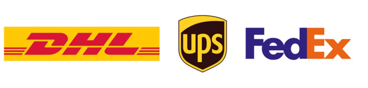 DHL, UPS, FedEx